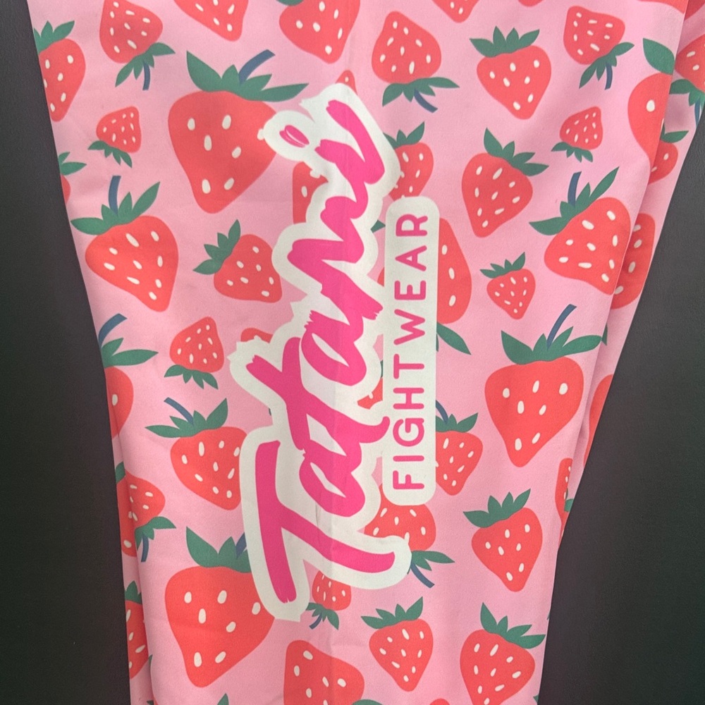 Tatami Fightwear Women's Pink Strawberry Print Leggings